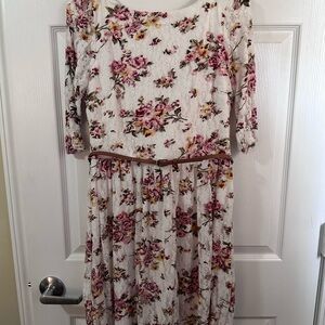 Floral Print Women's Dress